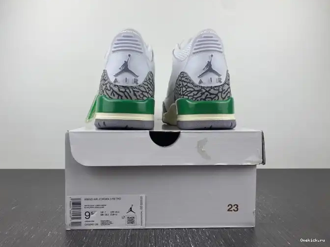 One Kick Jordan CK9246-136 Green 3 Lucky (W) Retro 0603